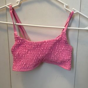 Girls ruffled bikini top